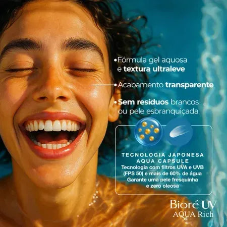 Kit Aqua Rich Watery Essence  – Protetor Solar FPS 50 Com 2 Unidades 50g