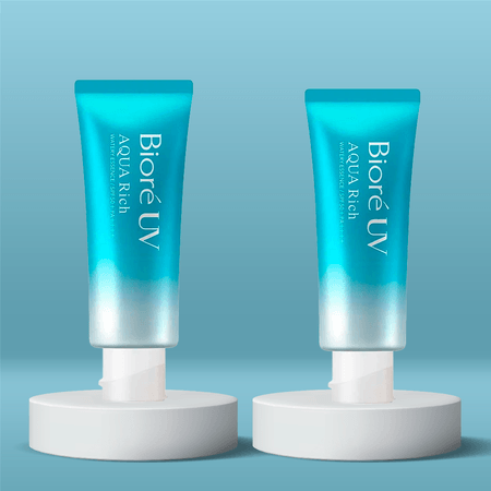 Kit Aqua Rich Watery Essence  – Protetor Solar FPS 50 Com 2 Unidades 50g