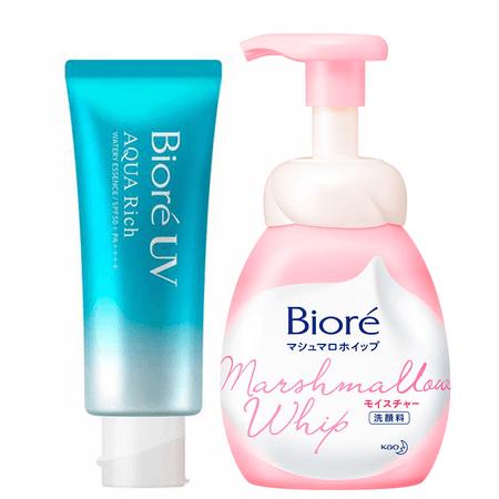 Kit - Sabonete Líquido Marshmallow + Protetor Solar Aqua Rich