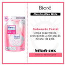 Sabonete Facial Bioré - Marshmallow Limpeza Facial Moist Refil 130ml